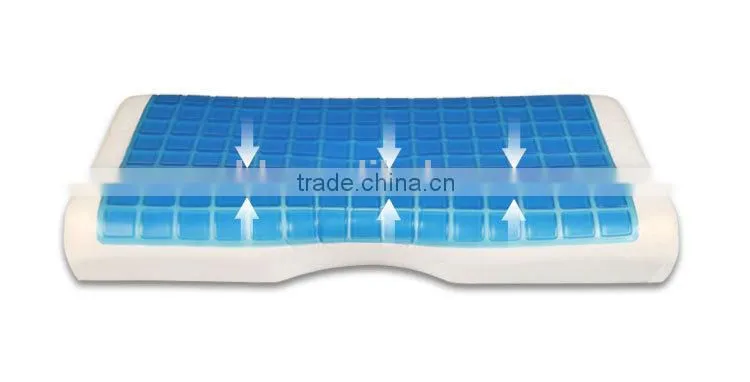 Amazon gold supplier cooling gel pillow memory foam gel pillow