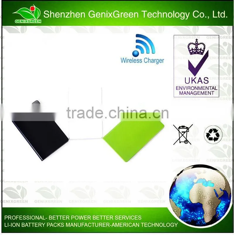 Christmas gift 4000mah qi wireless phone charger for all devices