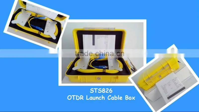 STS826 SC/UPC Fiber Optic OTDR launch cable box 500m 1000m 2000m