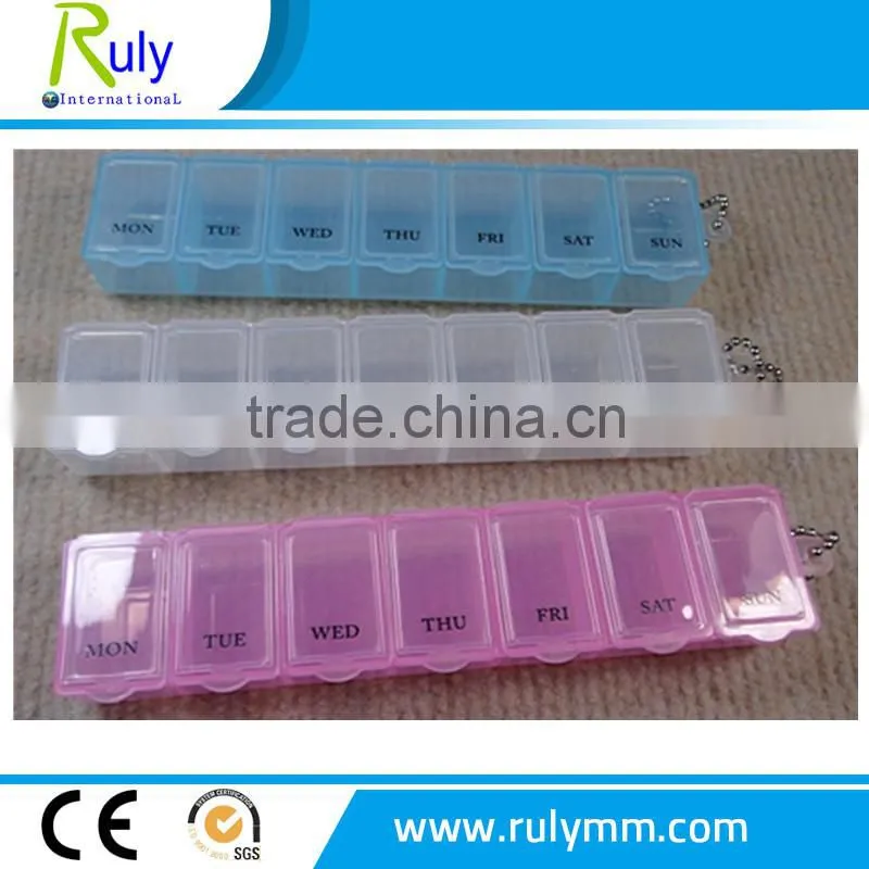 Promotional Colorful High Quality 36 Compartment Pill Box