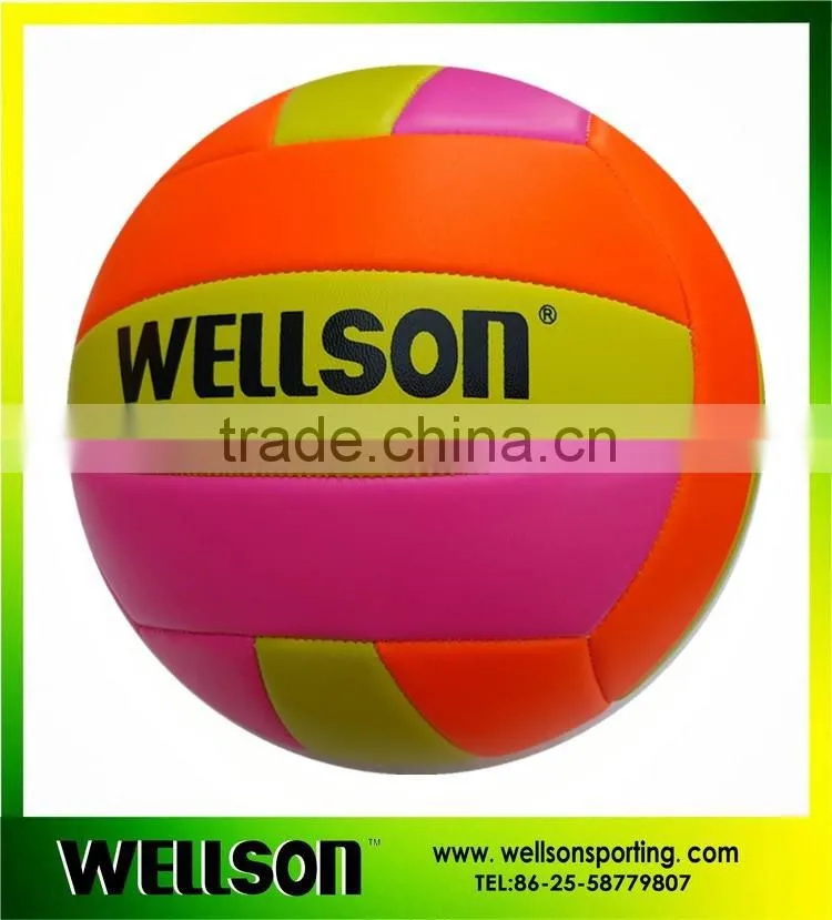 Pink promotional volleyball