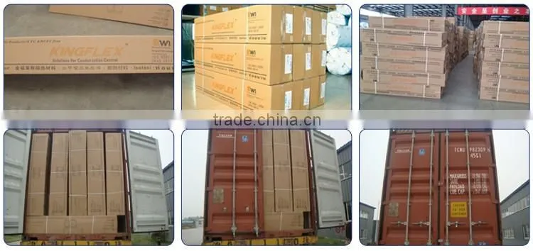 NBR&PVC rubber plastic foam insulation pipe thermal insulation