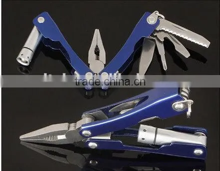 OEM multi survival keychain pliers with led flashlight