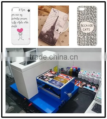 high quality mobile cover printer/mobile cover photo printer/mobile case flatbed printer