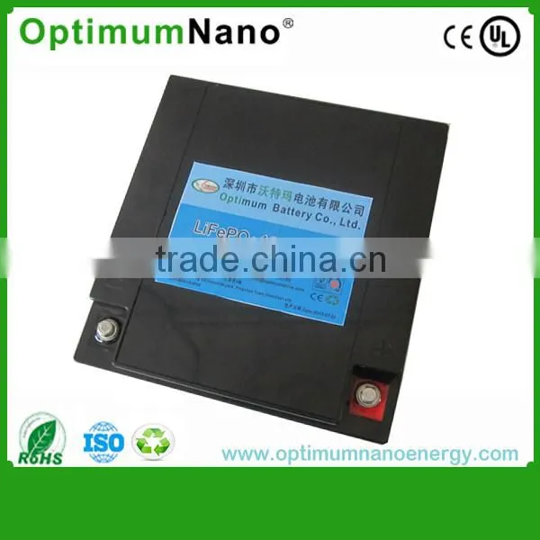 Rechargeable and deep cycle 12v 2ah lithium ion battery for audio device