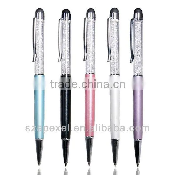 High sensitive conductive crystal touch stylus pen for iPhone,iPad