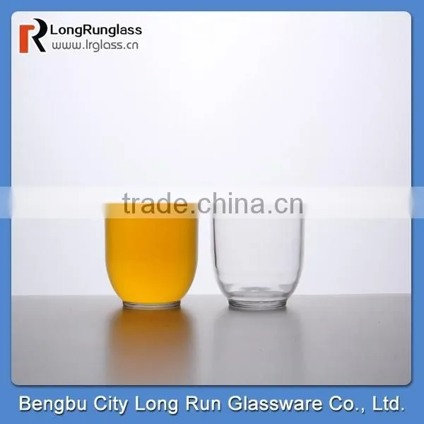 LongRun 168ml lovely shape clear drinking water tea glass beer glass cup