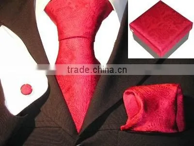 wholesale fashion silk necktie set