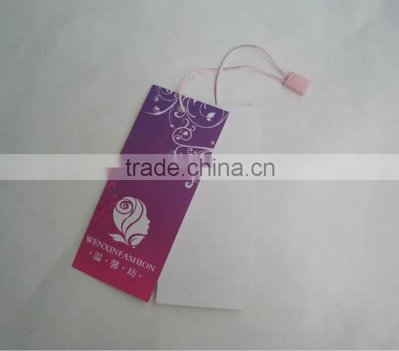 Colorful Printing String Paper Hang Tag
