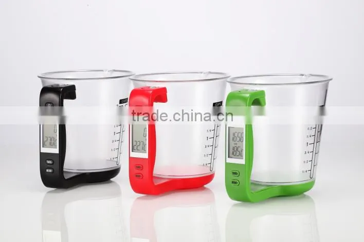 Fashionable digital weighing kitchen scale