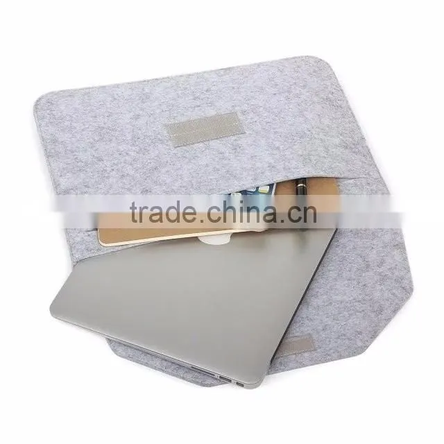 New For Macbook Wool Felt laptop sleeve 15inch Laptop bag, 2016 Trending Product