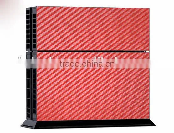 carbon fiber skin sticker for video games ps4 console and controller
