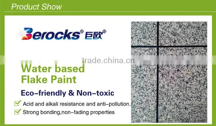 Fast drying flake paint for building coating
