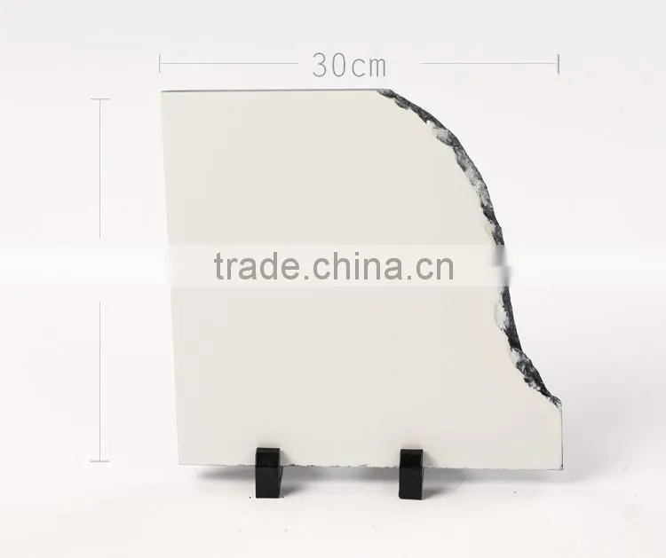 Alibaba wholesale L300*H300*W9MM blank right opening sublimation pictures of rocks