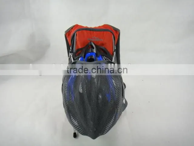 Custom Helmet Holder Hydration Bag Bicycle Backpack With Water Bladder