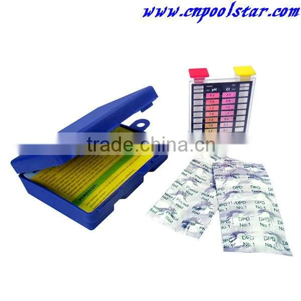 Bromine Pools DPD Medical Test Kit P1930 with 2*10 Tablets, Chemical Dispensers