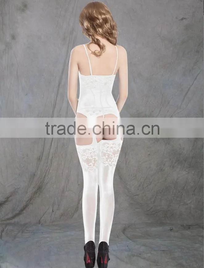 Top quality sexy lingeries high elasticity bulk wholesale crotchless bodystocking
