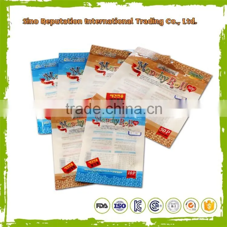 Mylar plastic bag for pet dog food packing 1kg size pet food bag