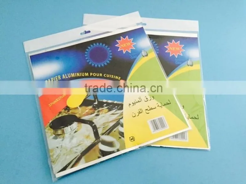 8 3/4" X 8 3/4" X 1/2" Household Aluminium Foil Square Gas Burner/Gas Stove Protector