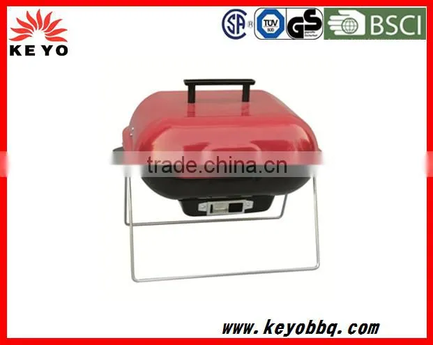 KEYO BBQ grill 18 inch hamburger grill portable BBQ grill trolley