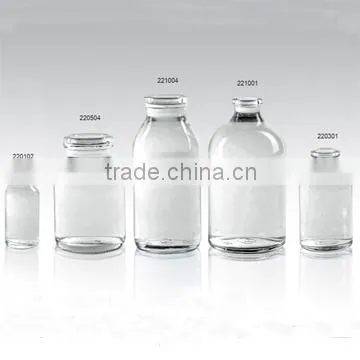 different kinds of flint glass bottle