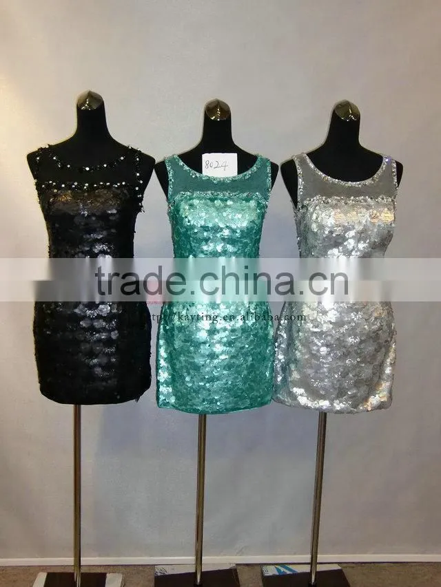 Green chiffon halter sexy short evening dress sheer back decent short formal dress for wedding