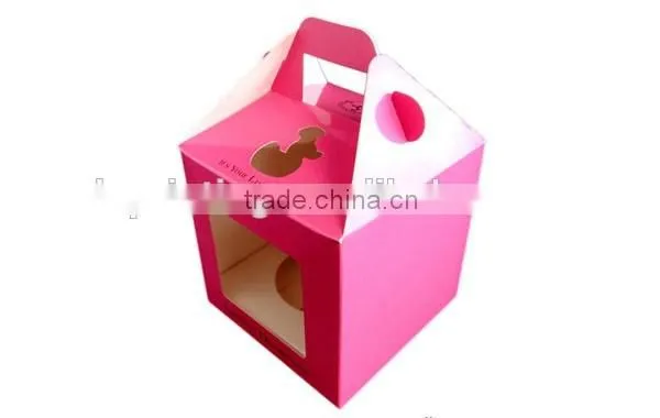 high quality taking away cake boxes box with cmyk printing in shanghai
