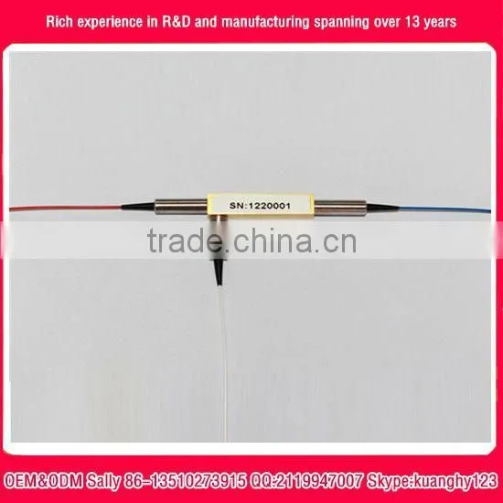 1X2 1310nm Polarization Maintaining Optical Circulator fiber optical circulator OEM factory