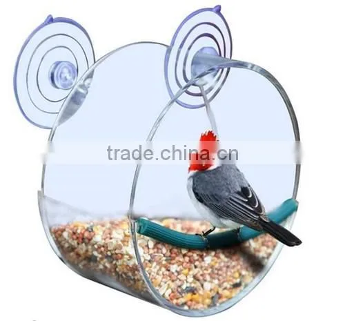 wholesale acrylic modern bird feeders