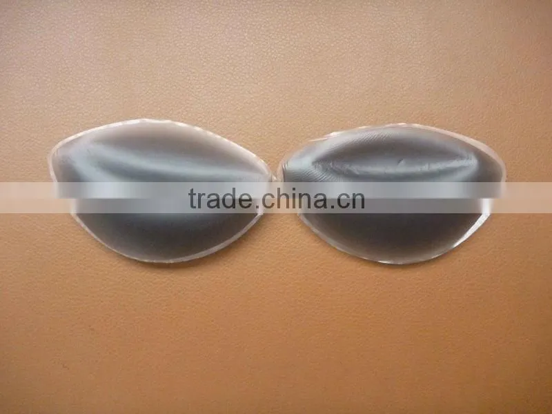 black silicone bra insert