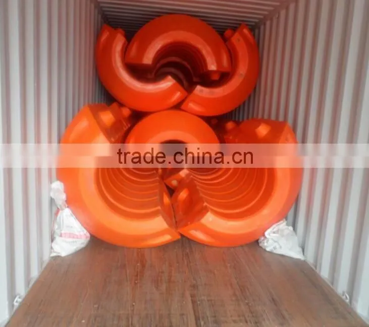 China dredging floater and buoy floater with pipe and pipe floater