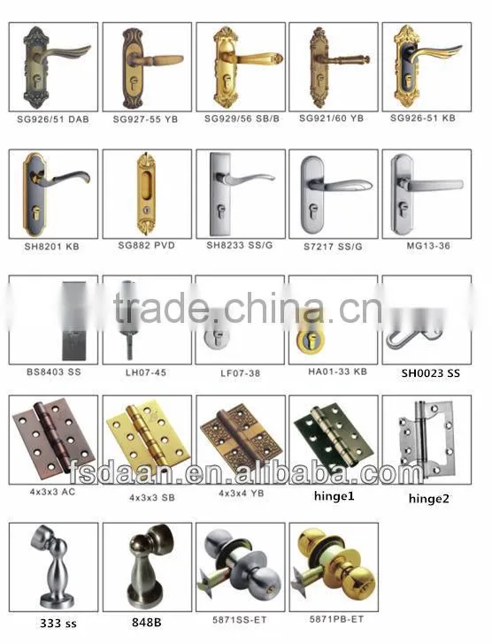 new wooden door fitting