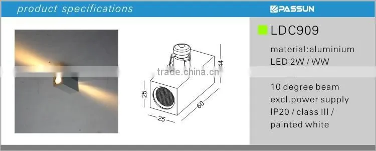 surface mounted decorative indoor led wall lamp made in factory