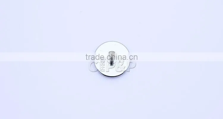 Imply leather surface with black epoxy sofa leather button