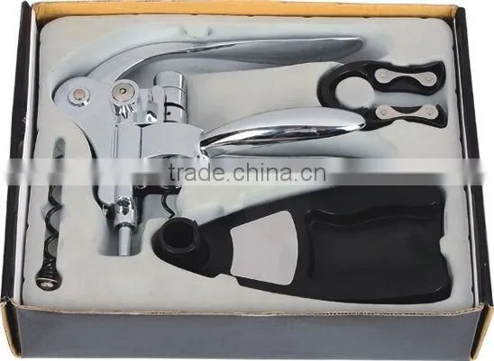 Zinc alloy deluxe lever-style rabbit corkscrew