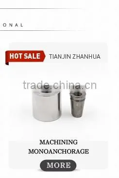 Prestressing pre -tension concrete anchor plate