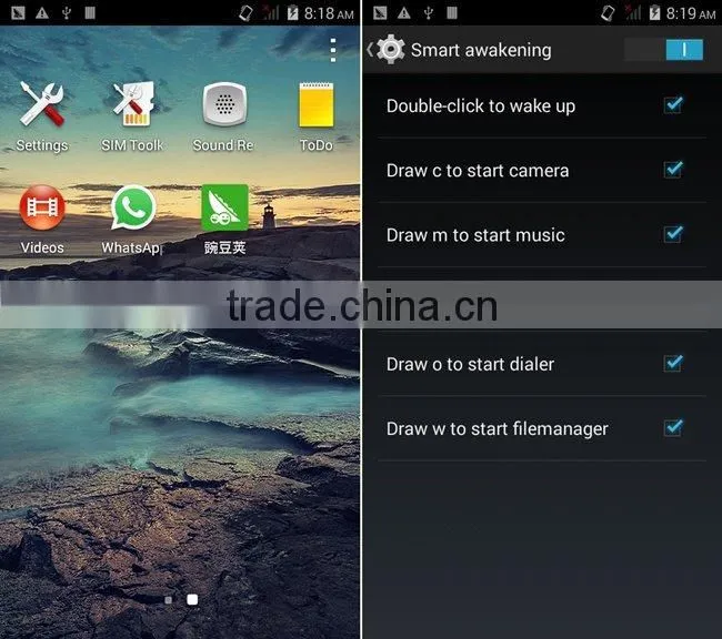 OEM android smart phone 5.0inch mtk6572 dual core, cheap android phone V8