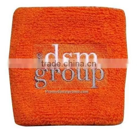 China Wholesale Custom Logo Cotton Sports Wristband
