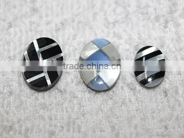 Hot sale!Checkerboard mosaics cabochons for cufflinks,buttons