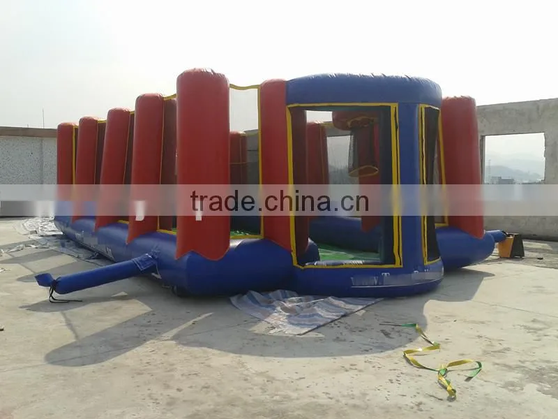 Inflatable Human Bobyfoot Field/Water soap football pitch sealed type