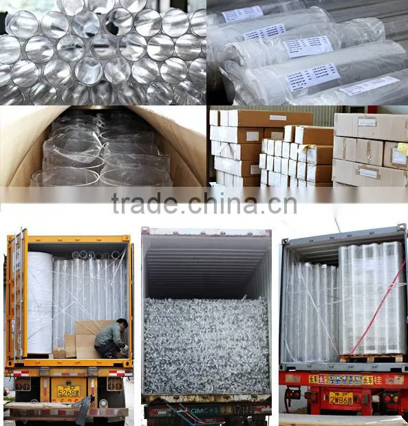 plexiglass tube/polycarbonate tube/acrylic pipe