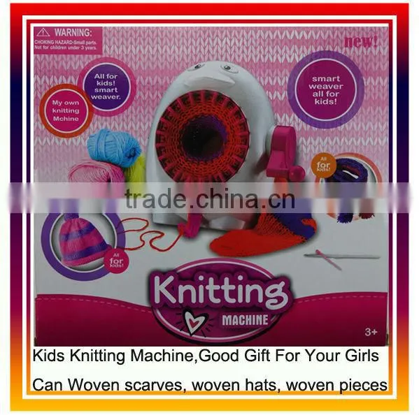 DWI dowellin 833 Do-It-Yourself Girls Knitting toys flower set knitting machine easy knit wool toy for kids