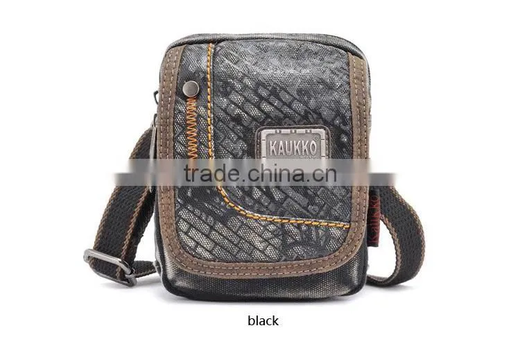 Leisure Men's Canvas Messenger Bag Design Retro Sling Bags Classic Cross Body Bag