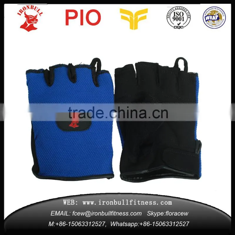 leatherer fingerless weight lifting gloves