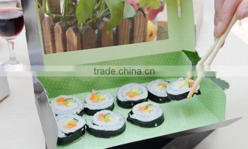 Most popular Packaging Paper Sushi Box,Custom Restaurant Paper Sushi Box