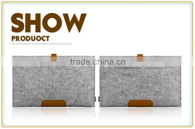 Hot Felt Protective Bag Laptop Sleeve Case For Macbook Laptop Air /Pro / Retina, 11.6",13.3"15.4"