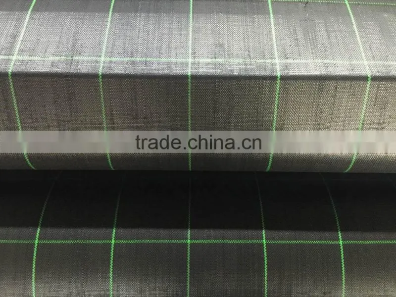 black/Green pp plastic ground cover