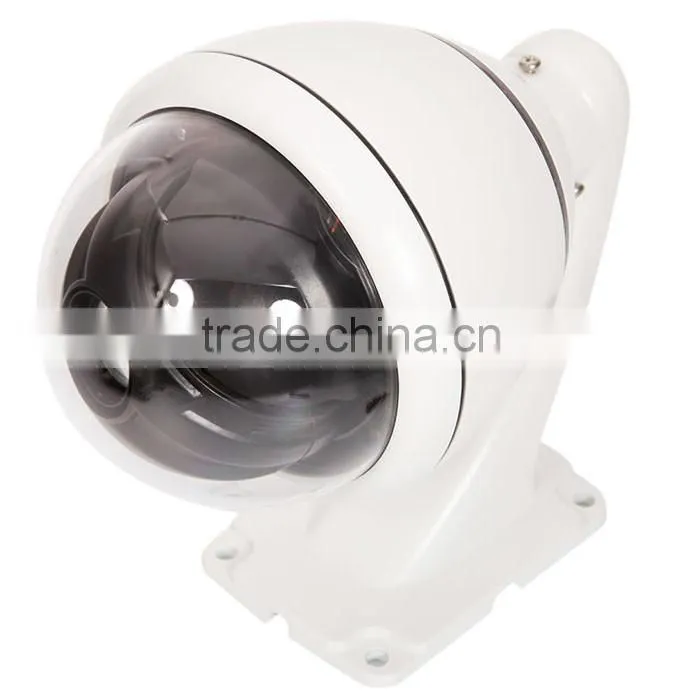 For Sony CMOS 1200TVL 30X Zoom 360 Degrees Rotation Round High Speed Dome Camera White