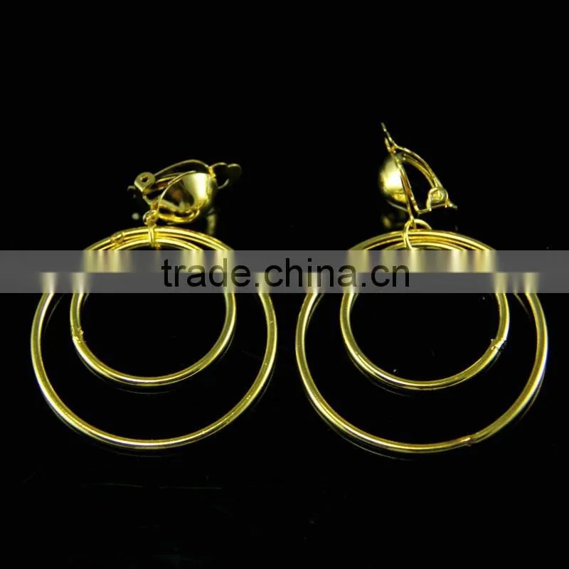 2012/fashion/hot sale/popular/round/quality-first/double imitation gold plating/latest goleding earrings