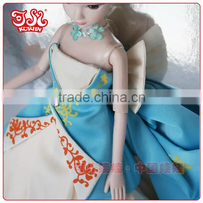 11'' pvc fashion bride doll wedding gift
